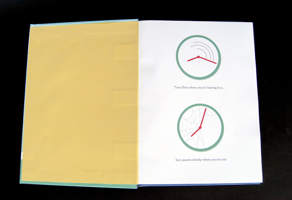 first spread of book